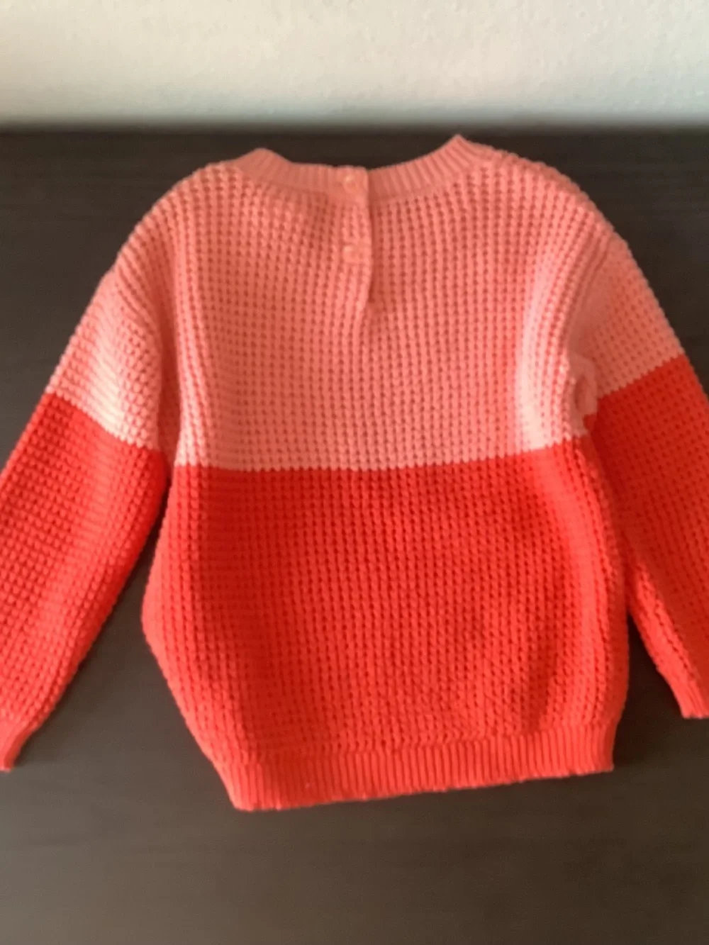 NWT Gymboree Baby Girls Colorful Striped Peach Knit Sweater Size 2T